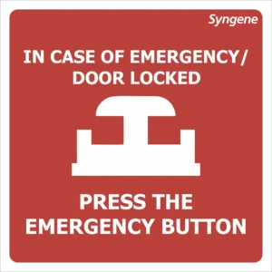 Door Locked – Press Emergency Button