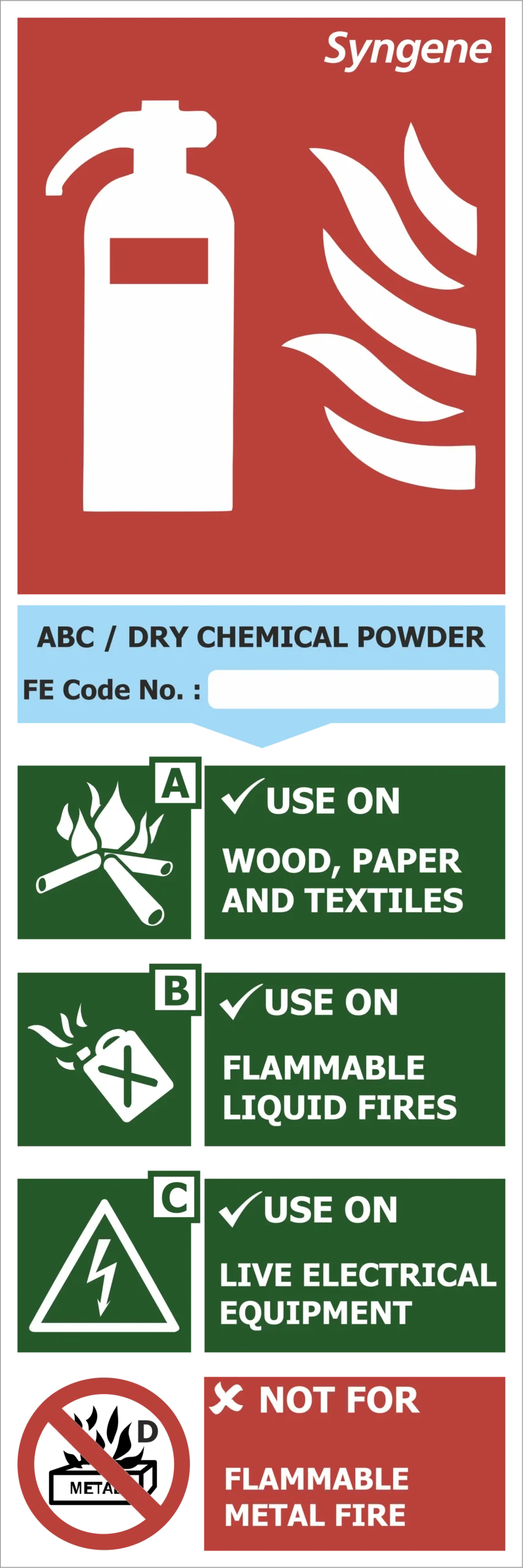 ABC / Dry Chemical Powder Extinguisher – Applications