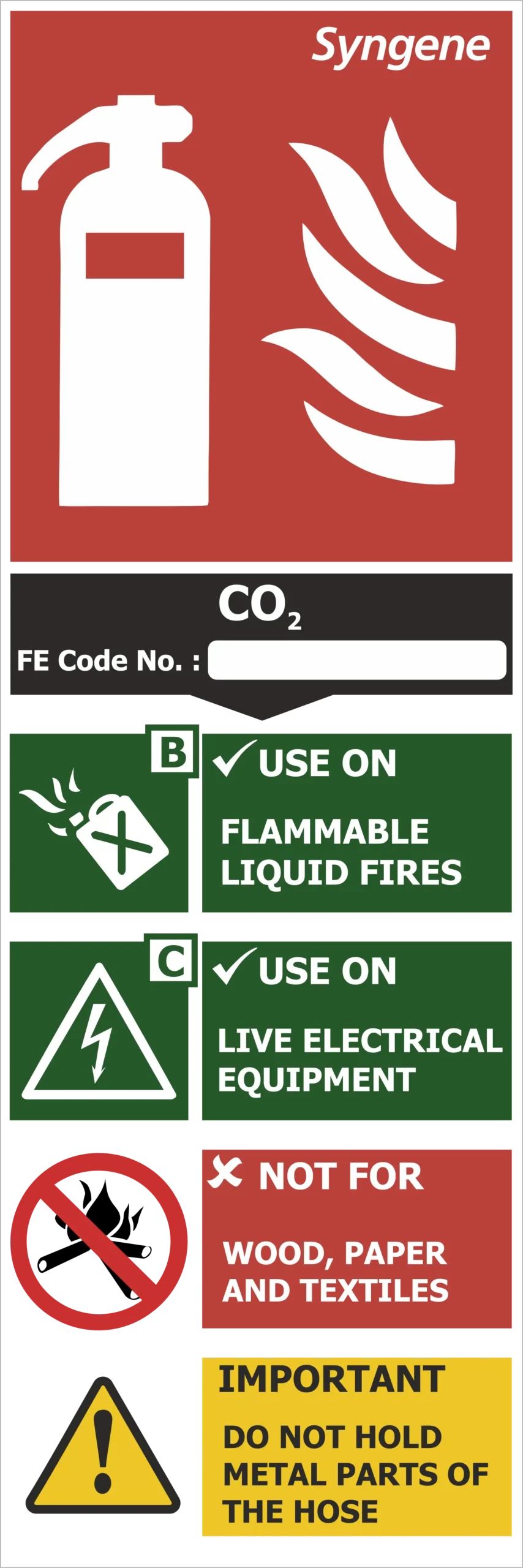CO₂ Extinguisher – Applications