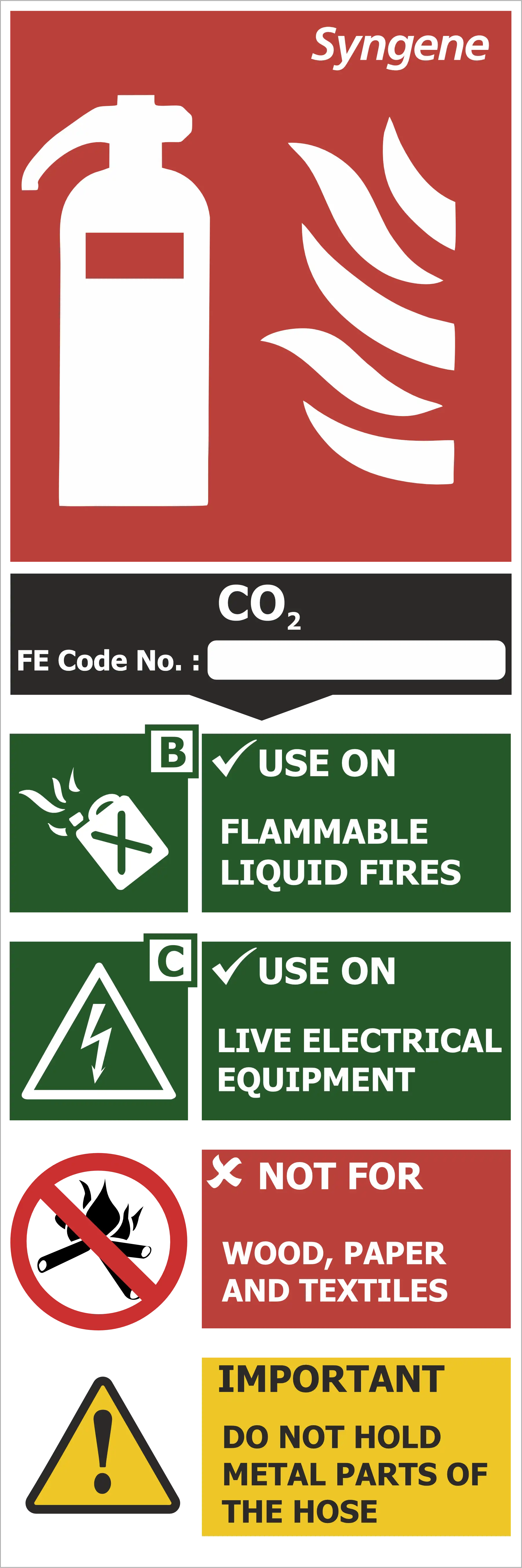 CO₂ Extinguisher – Applications