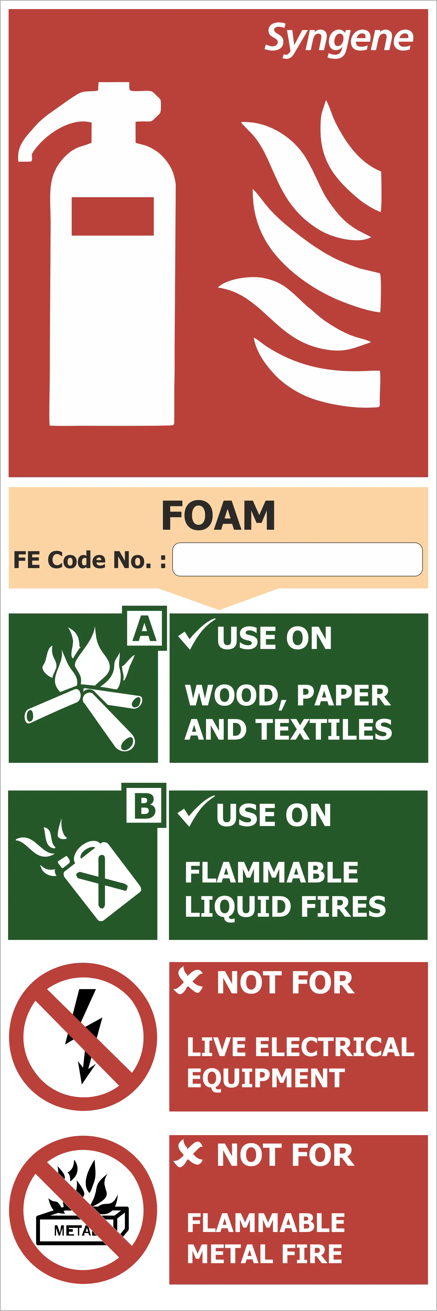 Foam Extinguisher – Applications