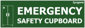 Emergency Safety Cupboard