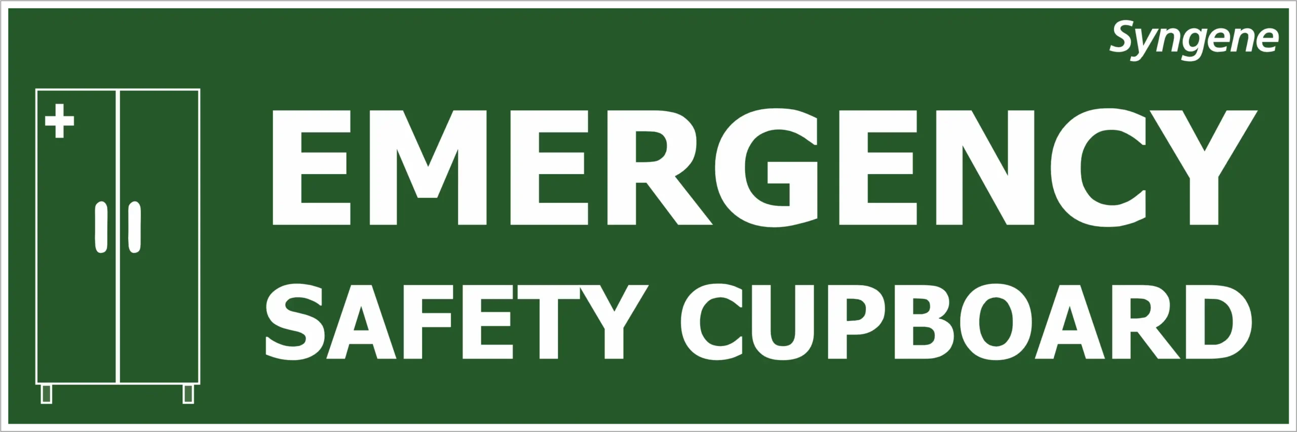 Emergency Safety Cupboard