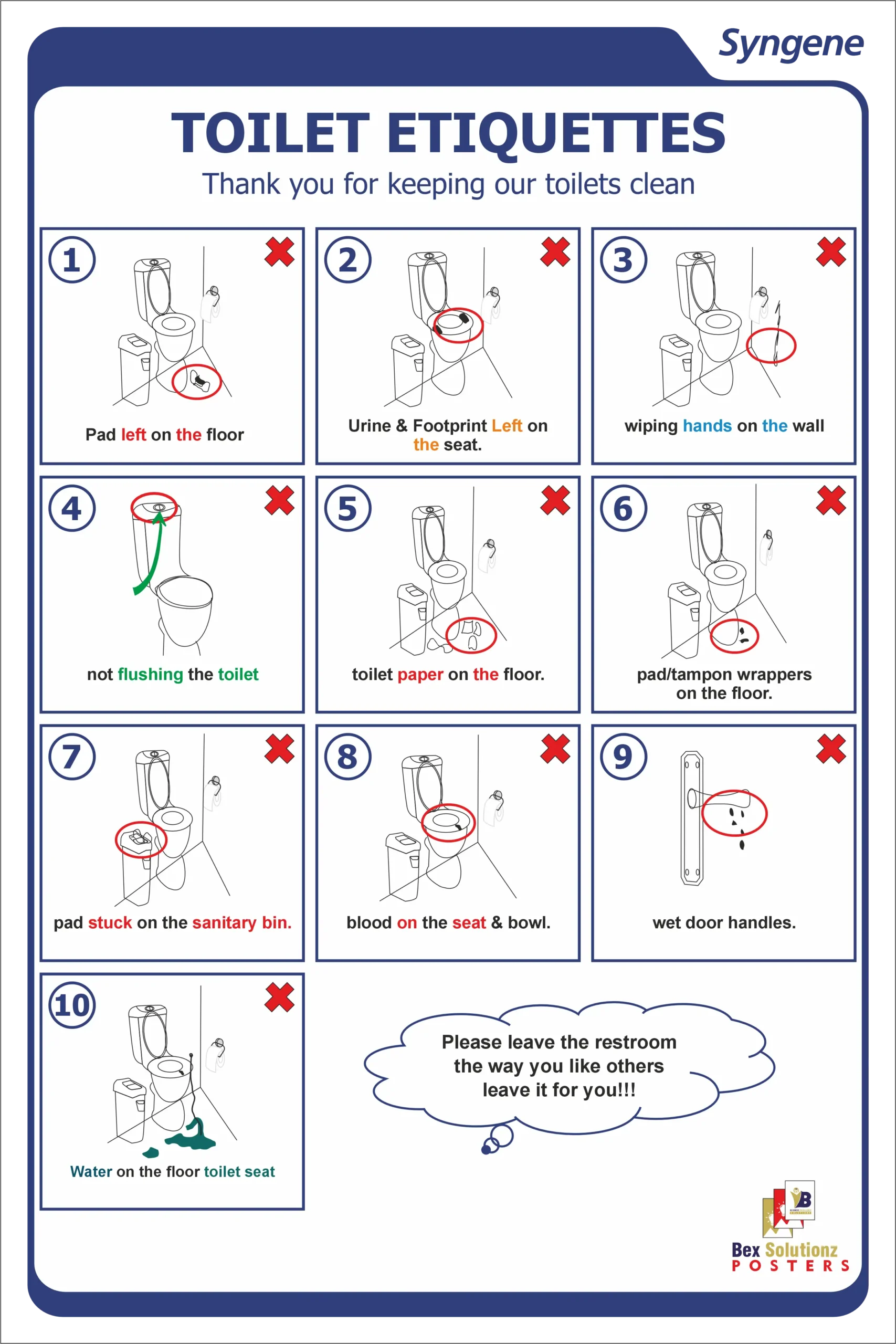Toilet Etiquette – Visual