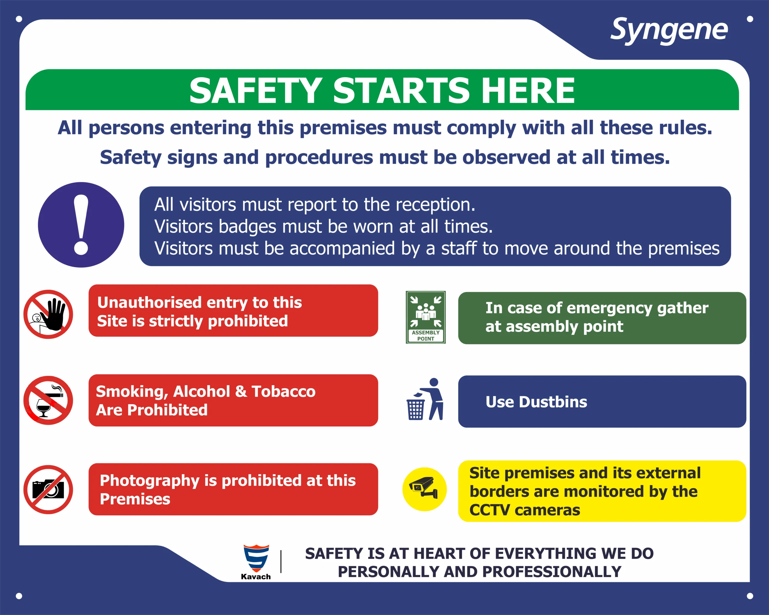 Safety Starts Here – Visitor & Site Rules
