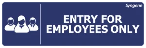 Entry for Employees Only