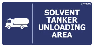Solvent Tanker Unloading Area