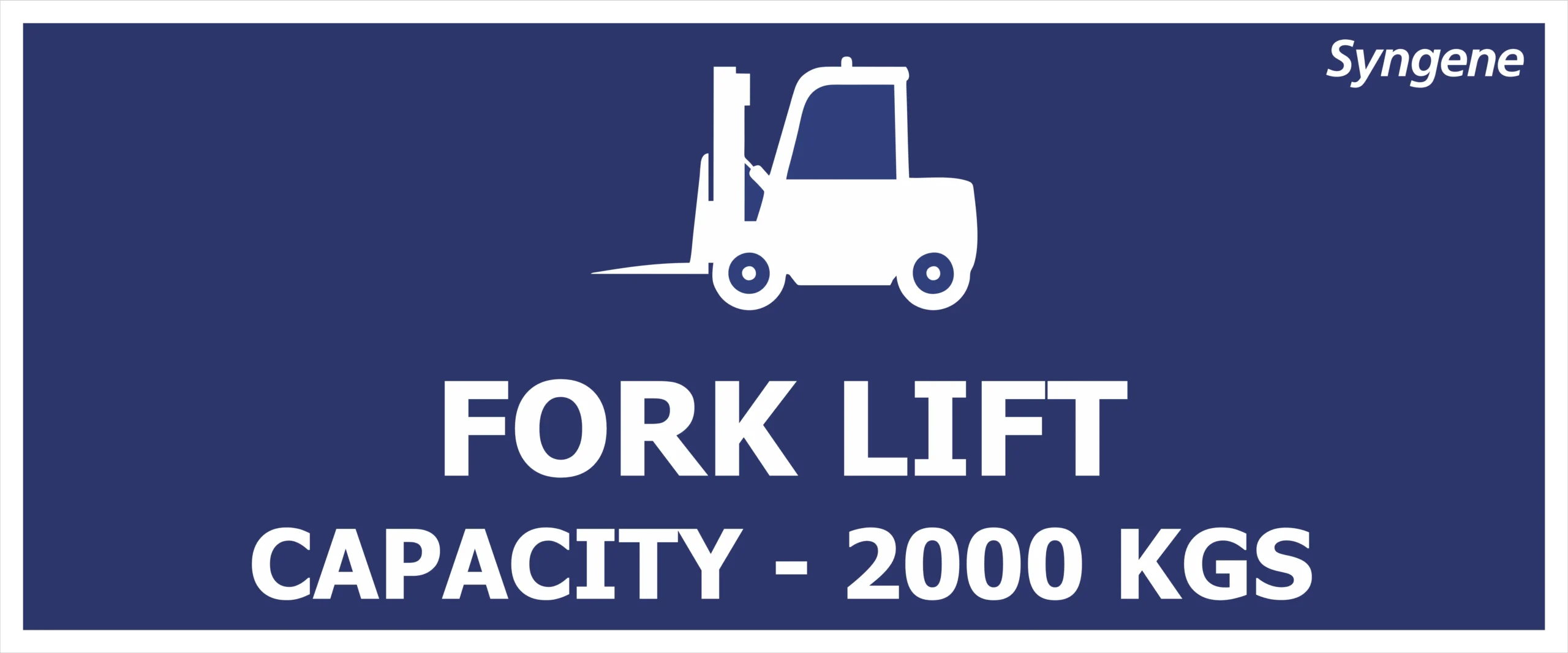 Forklift – Capacity 2,000 kg