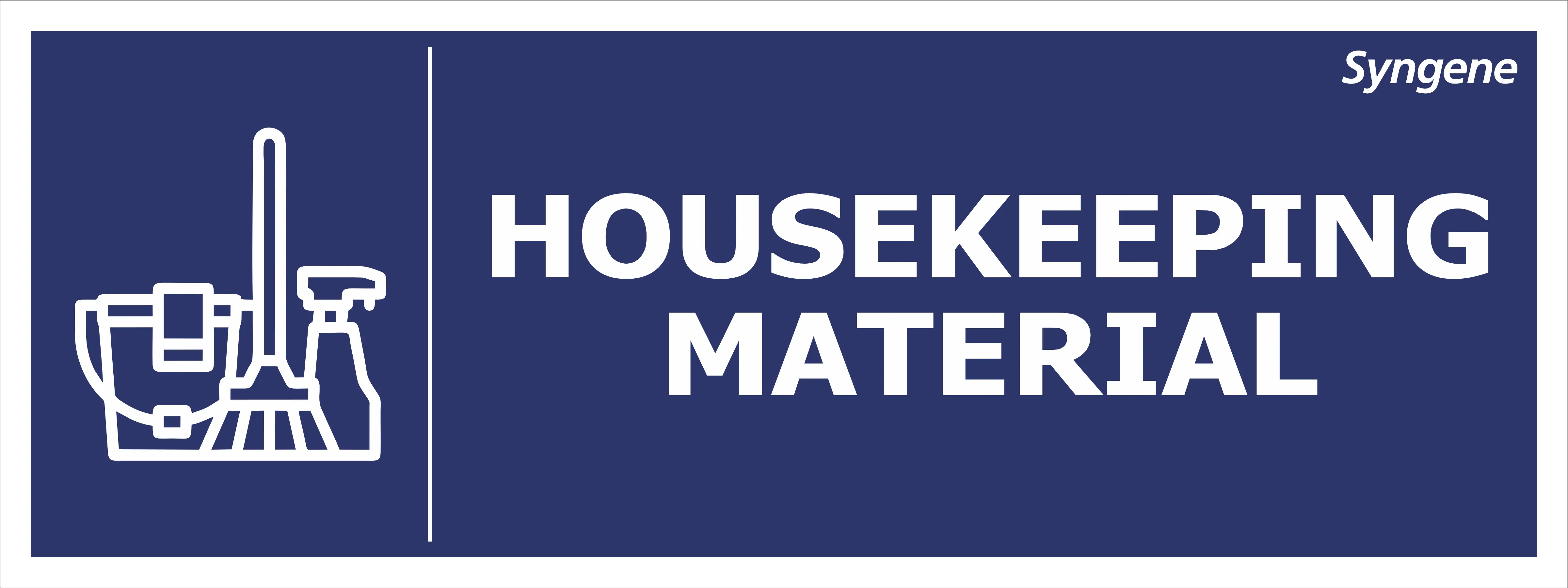 Housekeeping Material Storage