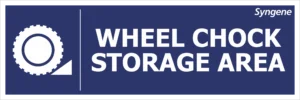Wheel Chock Storage Area