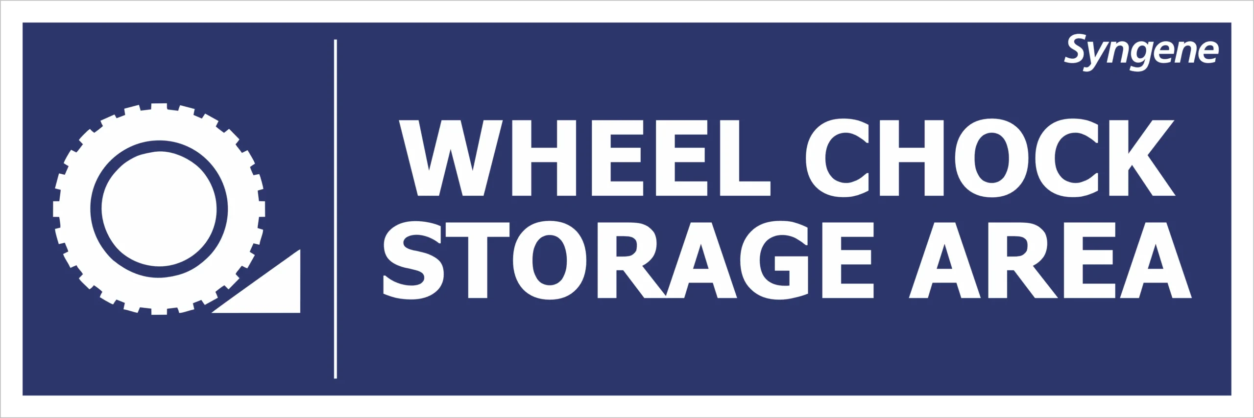 Wheel Chock Storage Area