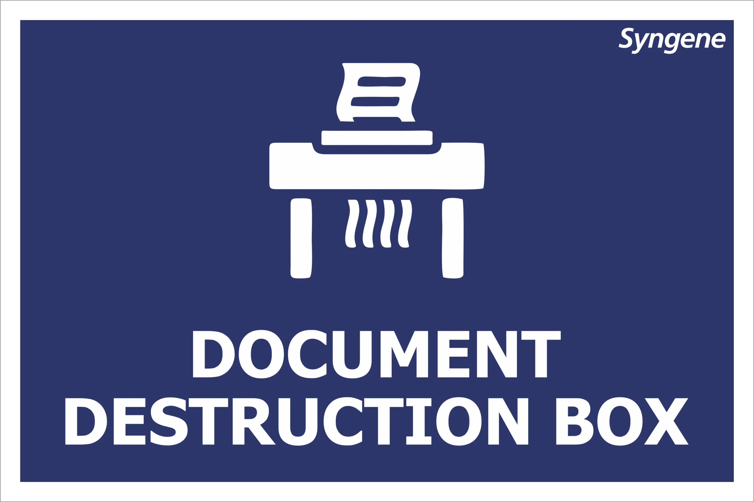 Document Destruction Box