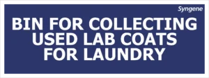 Used Lab Coats for Laundry Bin