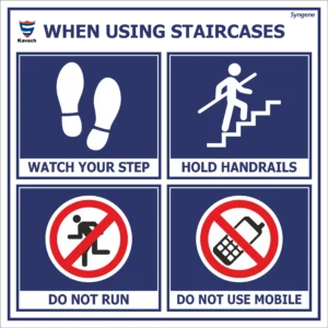 When Using Staircases