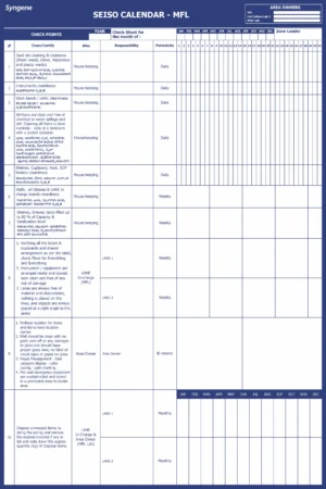 Seiso Calendar – MFL