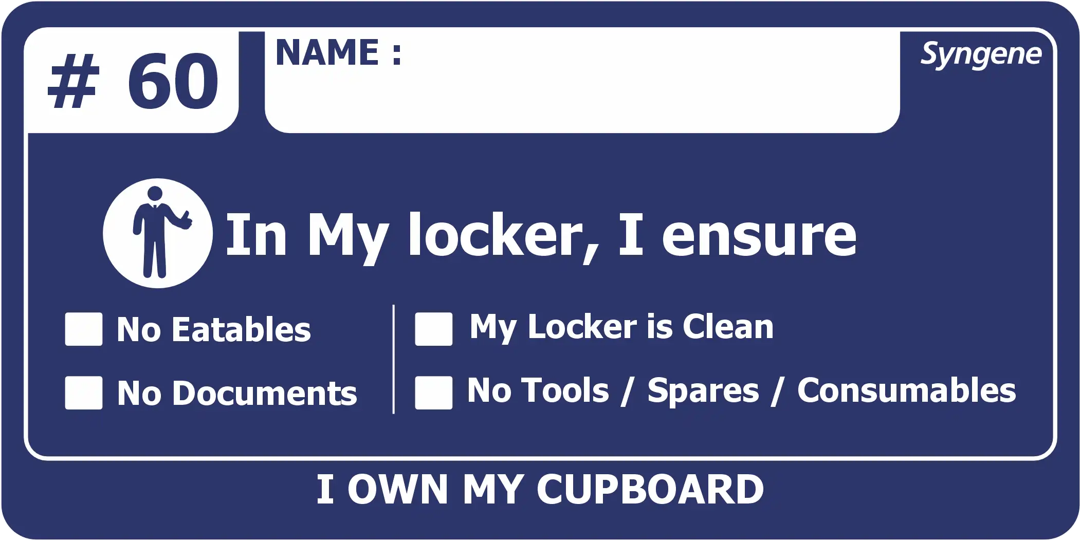 I Own My Cupboard