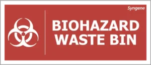 Biohazard Waste Bin