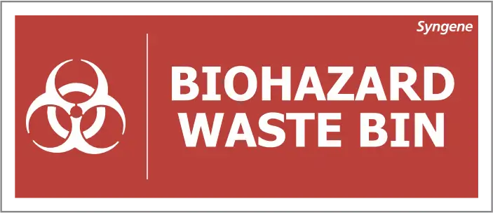 Biohazard Waste Bin