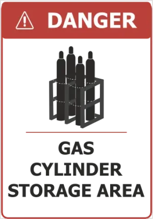 Gas Cylinder Storage Area