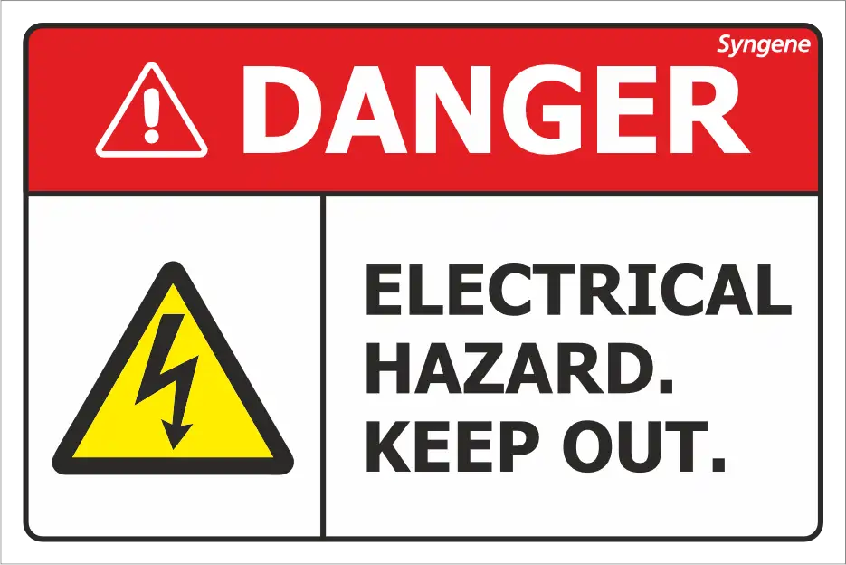Electrical Hazard – Keep Out
