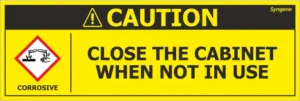 Close the Cabinet When Not in Use