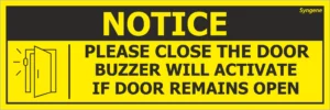 Door Buzzer Will Activate If Door Remains Open