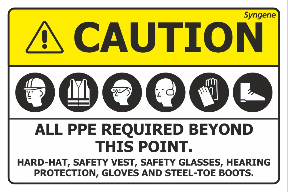 All PPE Required Beyond This Point
