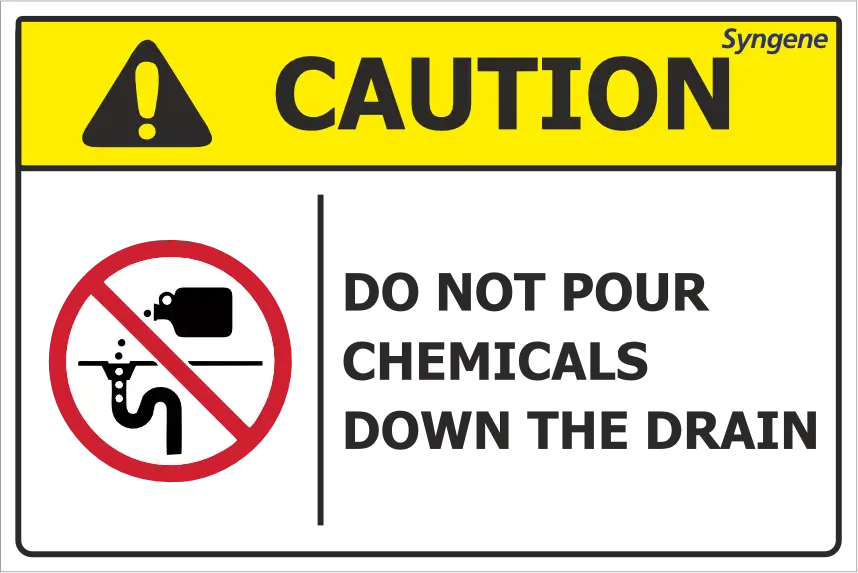 Do Not Pour Chemicals Down the Drain