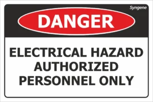 Electrical Hazard – Authorized Personnel Only