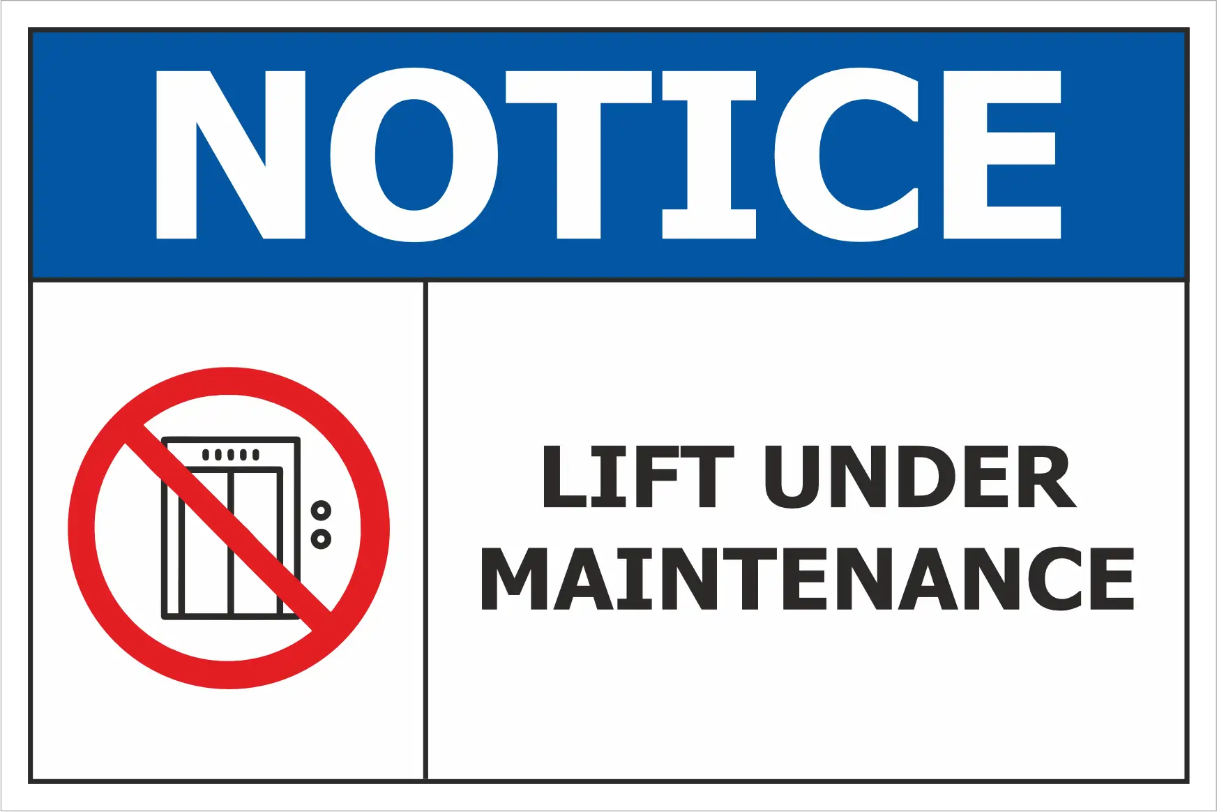 Lift Under Maintenance