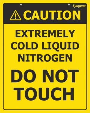 Extremely Cold Liquid Nitrogen – Do Not Touch