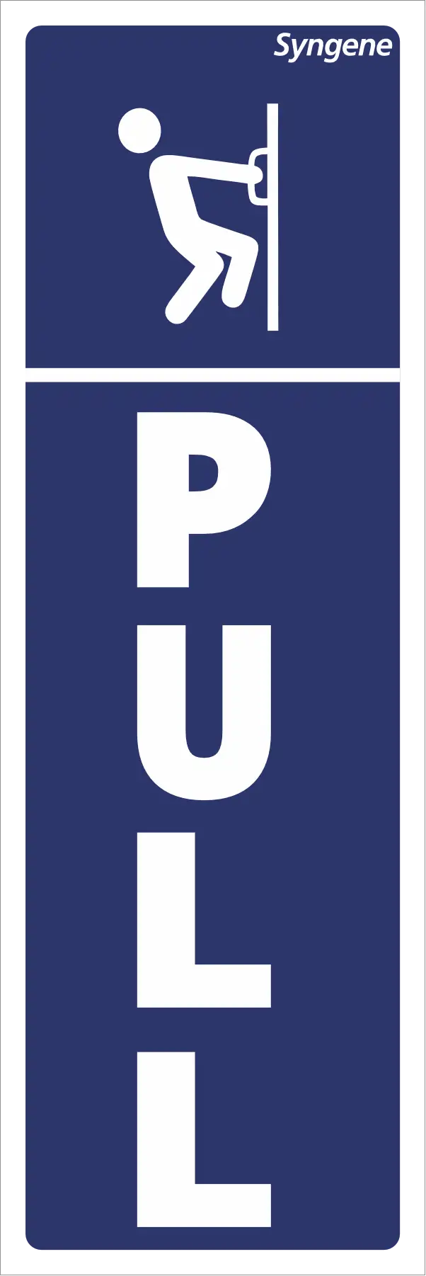 Pull Door Sign